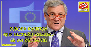 Presidente del Parlamento Europeo volvió a condenar la Dictadura de Maduro