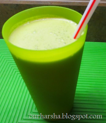 Spinach Banana Milk shake (8)