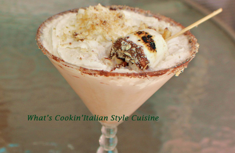 Cake Vodka Nutella S'more Martini Recipe