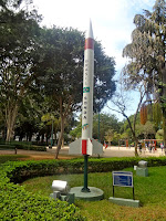 Maquetes de foguetes Sonda no  Parque Santos Dumont