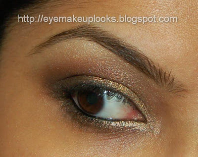An Eye Makeup Addicts Blog: Smokey gold bronze look