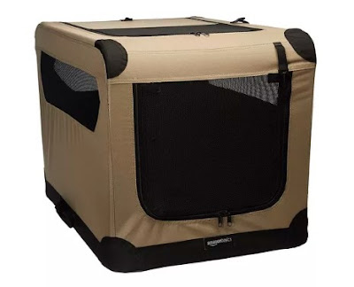 Best Budget Portable Dog Crate: Amazon Basics Portable Folding Soft Dog Travel Crate