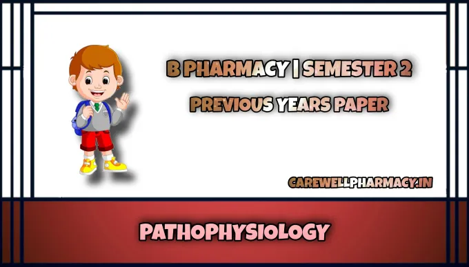 Question Papers of Pathophysiology