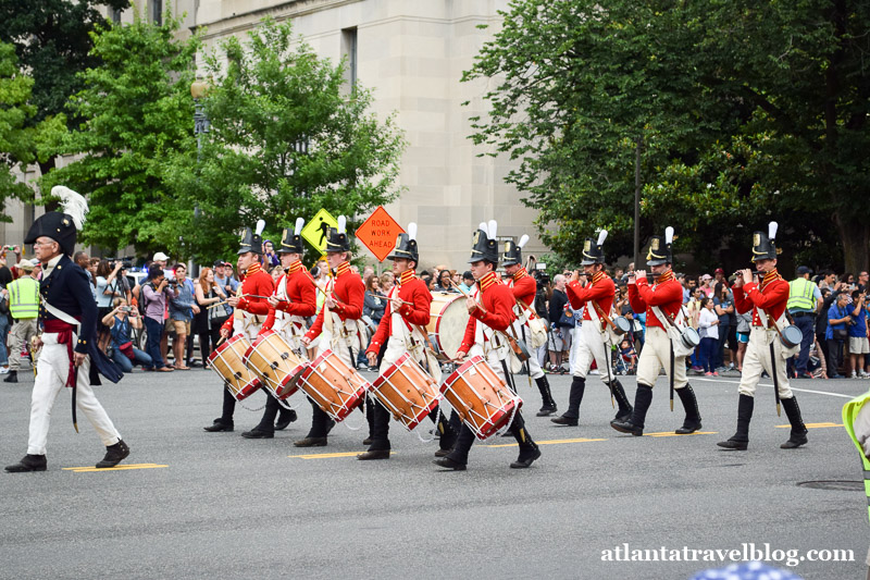 Parade in Washington, DC on July 4