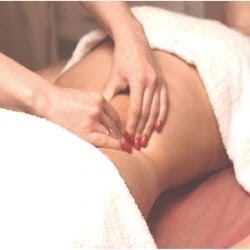 abdominal liposuction: Masseur's Hands Massage