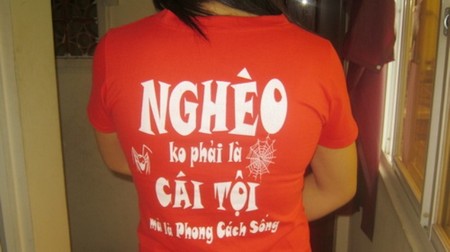 Slogan Nghèo không phải là cái tội