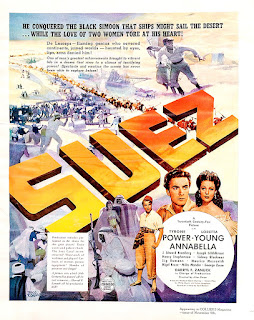 SUEZ. Estados Unidos: 34 x 41 cms. Pressbook. SUEZ. Suez. 1938. Estados Unidos. Dirección: Allan Dwan. Reparto: Tyrone Power, Loretta Young, Annabella, J. Edward Bromberg, Joseph Schildkraut, Henry Stephenson, Sidney Blackmer, Maurice Moscovitch, Nigel Bruce, Sig Ruman, Miles Mander, George Zucco, Leon Ames, Rafaela Ottieano.