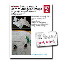 Frugal GM Review: More Battle Ready 25mm Dungeon Maps