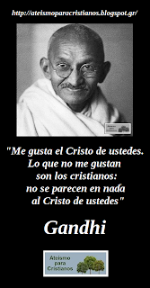 Resultado de imagen de frases de gandhi sobre jesus