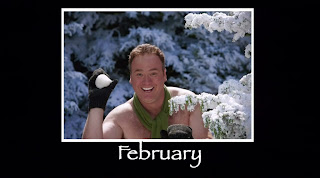 Mr. February Shirtless on 12 Men of Christmas