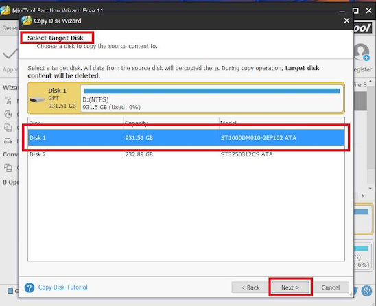 Cara Cloning Hardisk Dengan Minitool Partition Wizard Free 11