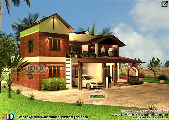 Tropical house design view 04