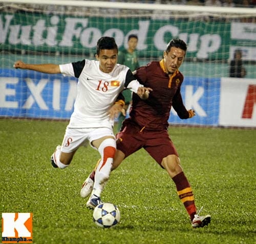 Xem lại đầy đủ trận U19 Việt Nam vs U19 AS Roma 