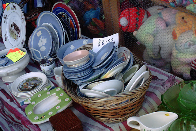 Dishware, Portobello Road Market, Notting Hill, London