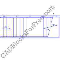 Free AutoCAD Blocks Stairs