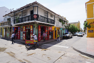 Dans les rues de Carthagène