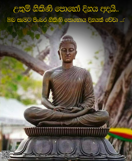 Nikini poya day wishes in sinhala - පිංබර නිකිණි පොහෝ දිනයක් වේවා ! - 93