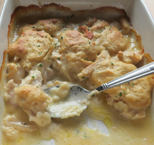 Chicken & Dumpling Casserole for Two