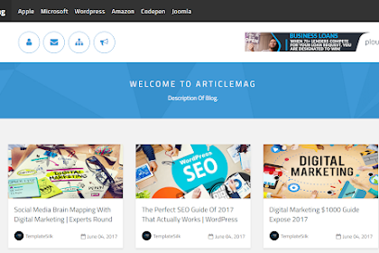 Articlemag Blogger Template