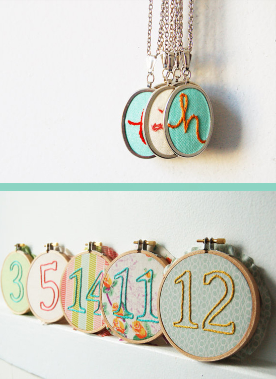 embroidered wedding table numbers