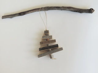 nava studio reclaimed wood christmas tree ornament