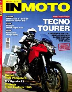 In Moto - Aprile 2012 | ISSN 1122-1720 | PDF HQ | Mensile | Motociclette | Motori | Listino Prezzi | Prove su Strada
In Moto è una rivista dedicata al mondo delle due ruote, recensioni, nuovi modelli, confronti, listino prezzi del nuovo e dell'usato e molto altro.