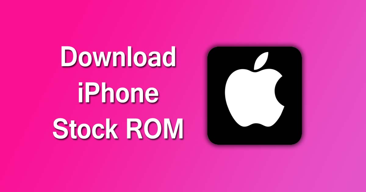 Download All iPhone Clone Stock Firmware ROM (Flash File)