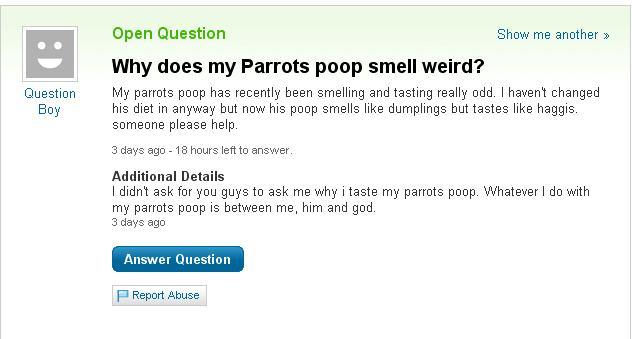 funny yahoo questions. wallpaper 1 Funny Yahoo