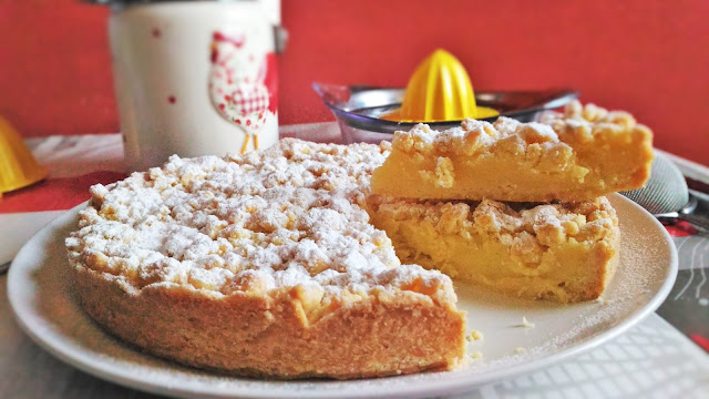 Crostata con crema di limone