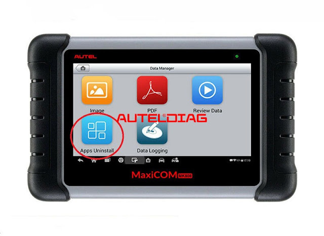 How to Delete Software Downloaded in Autel Tablet 03