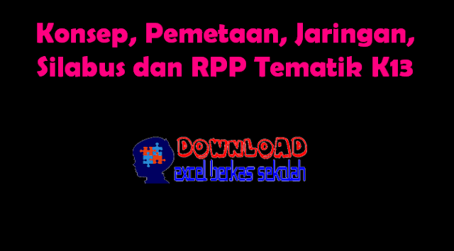  Pembelajaan tematik yaitu pembelajaran tepadu yang memakai tema untuk mengaitkan beb Konsep, Pemetaan, Jaringan, Silabus dan RPP Tematik K13