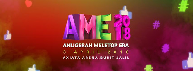 KEPUTUSAN PENUH ANUGERAH MELETOP ERA 2018, AME 2018,