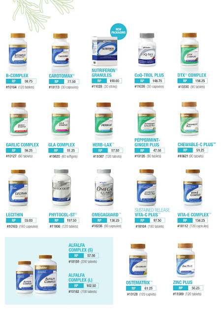 Harga Shaklee TERKINI Mei 2019