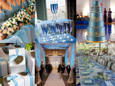 I'll be sure to create an icy blue inspiration board for my winter brides
