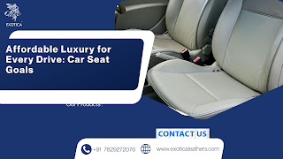 Artificial leather car seat cover