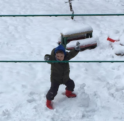 Child in snow