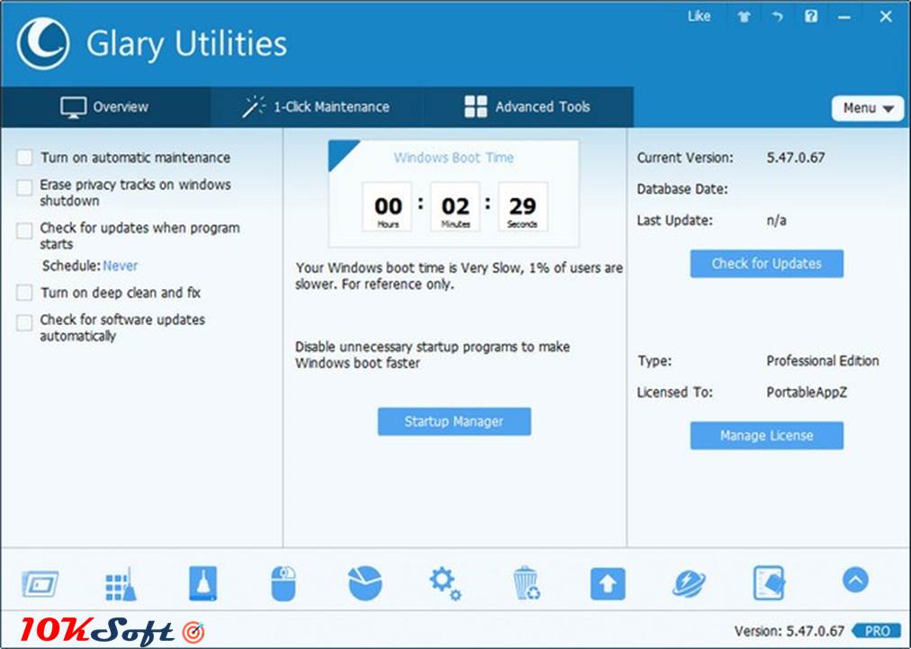 Glary Utilities Pro v5.84.0.105 Direct Link Free Download