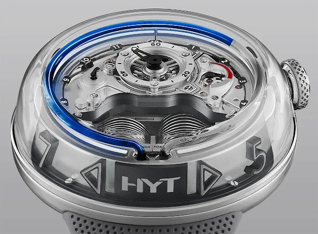 HYT Watches H5 Blue Fluid