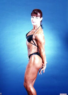 Male and female bodybuilders