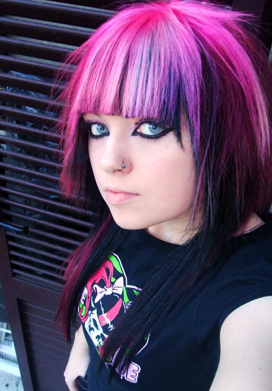 pink hairtsyles 2011