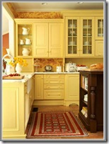 Mix and match the color of the kitchen