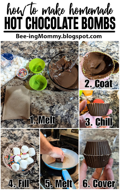 hot chocolate bomb, homemade hot chocolate bomb, hot chocolate recipe, hot chocolate, how to make a hot chocolate bomb, hot chocolate gift, recipe, winter beverage, winter drink, homemade hot chocolate, family dessert, family baking, dessert, family cooking