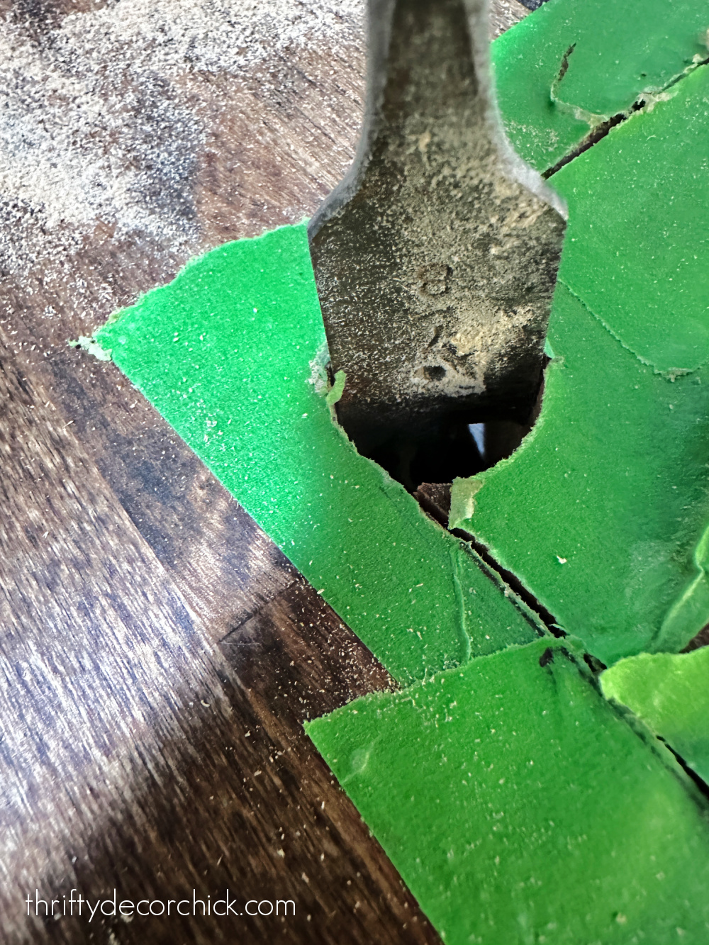 cutting out sink in wood counter