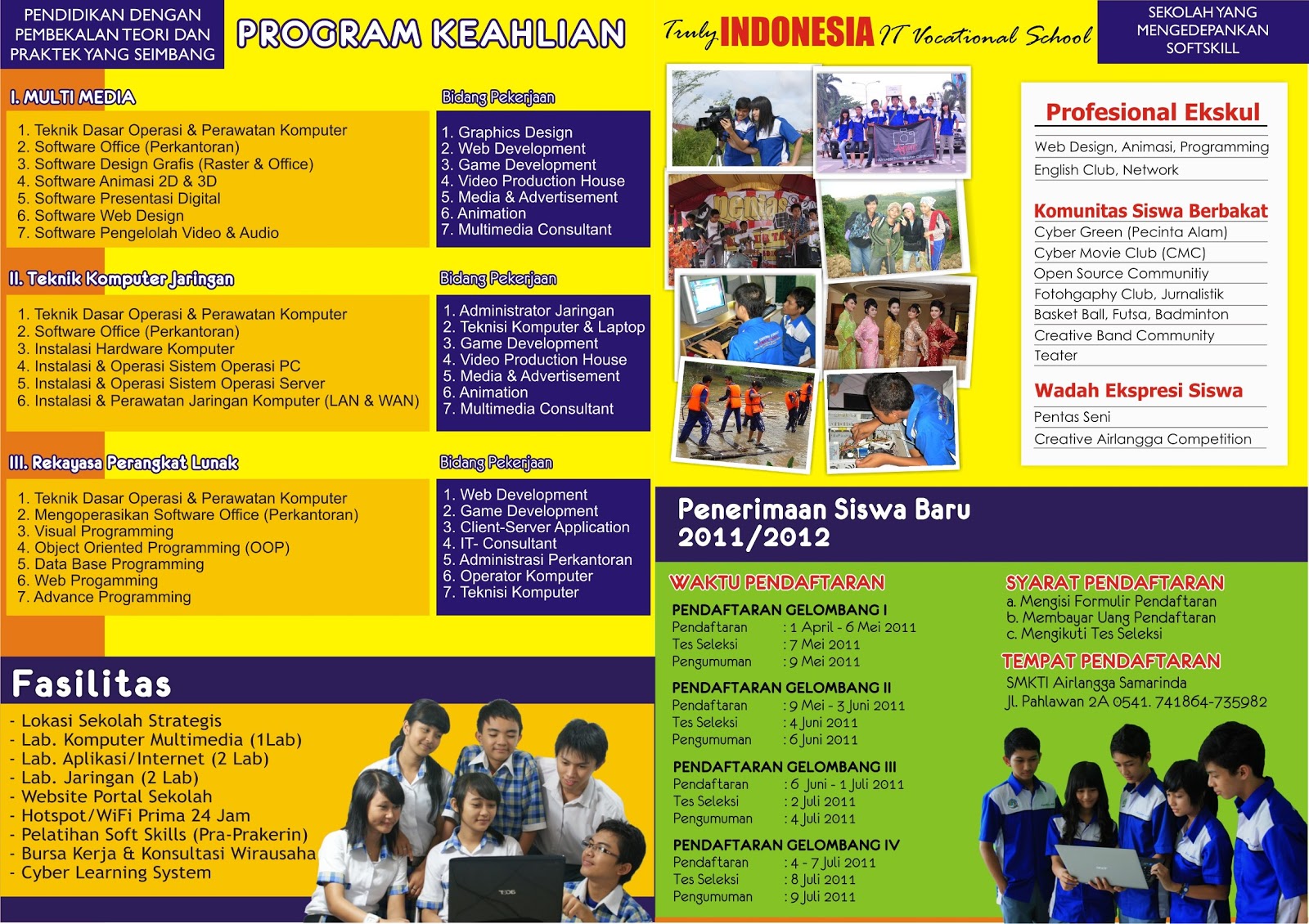 SMK TI Airlangga Samarinda: Download Brosur PSB 2011/2012 