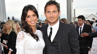 Frank Lampard with Wife