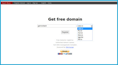 domain gratis macam-macam ekstensi domain