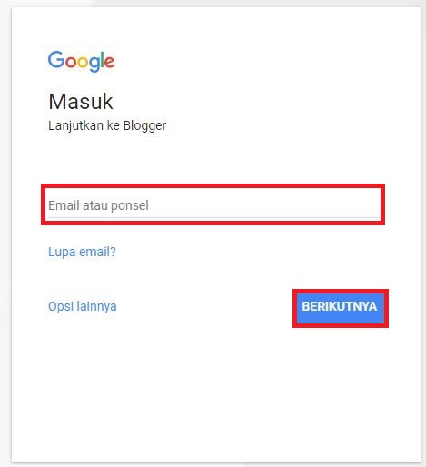 4 Langkah Mudah Membuat Blog Di Blogger.com Gratis Untuk Pemula