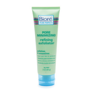 Biore, Biore exfoliator, Biore scrub, Biore face scrub, Biore Pore Minimizing Refining Exfoliator, exfoliator, scrub, face scrub, skin, skincare, skin care, Biore skincare, Biore skin care