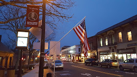 night view downtown Franklin