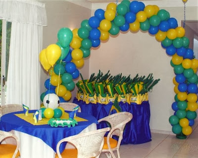 Decoração da Casa para Copa 2014